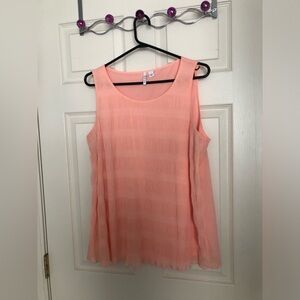 Sleeveless dressy top- new without tags